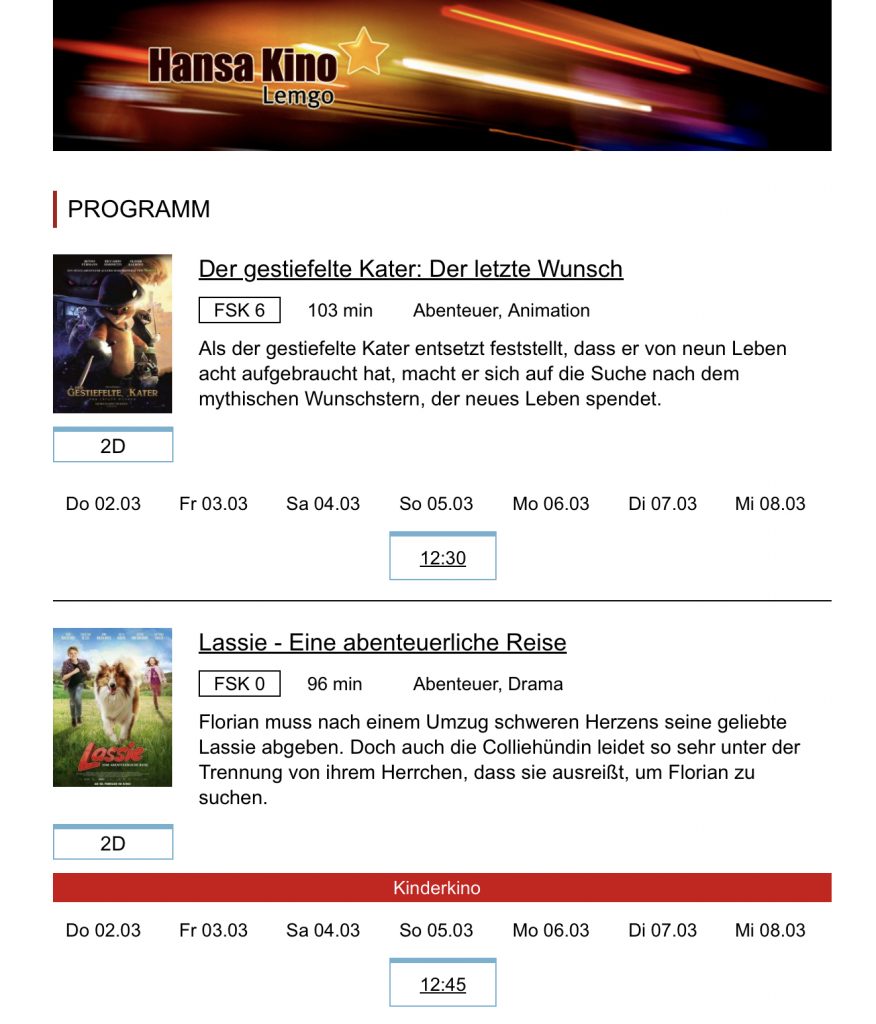 Kino Osnabrck Programm