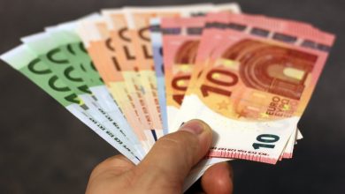 euro pound banknote lot